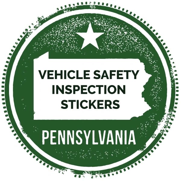 PA State Vehicle Safety Inspection Sticker